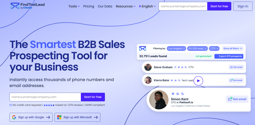 best email extractor - use FindThatLead to extract email addresses into text documents.